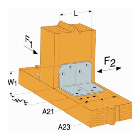 Simpson Strong-Tie G185 2x3 Angle ZMax A23Z